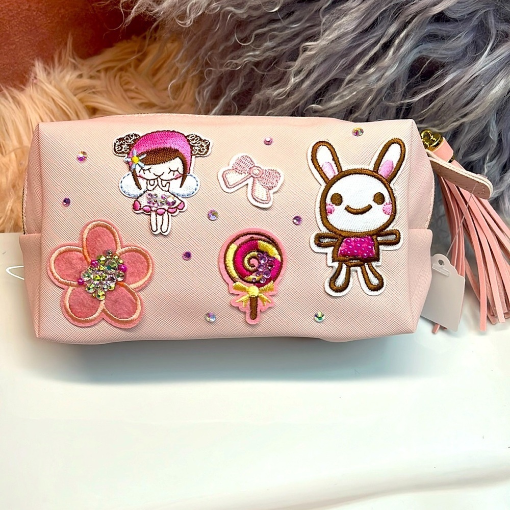 MAKEUP POUCH SPARKLY COQUETTE GIRLY BAG